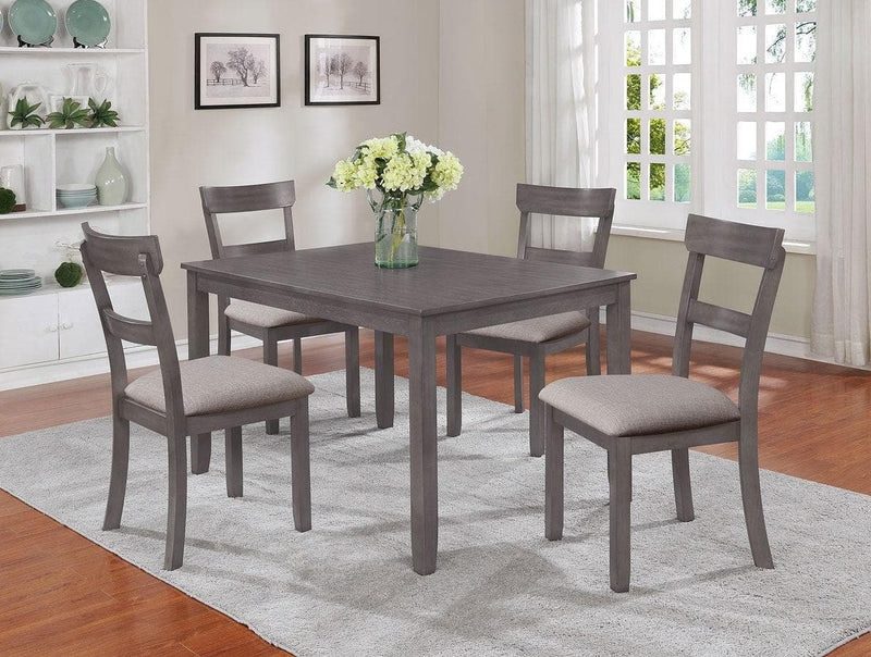 Henderson Gray 5-Piece Dining Room Set - Ornate Home