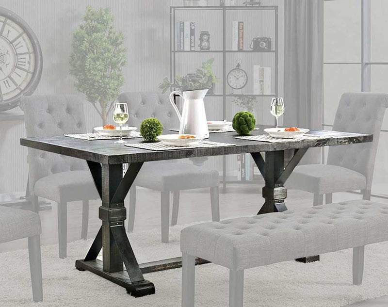 Alfred - Antique Black - Dining Table - Ornate Home