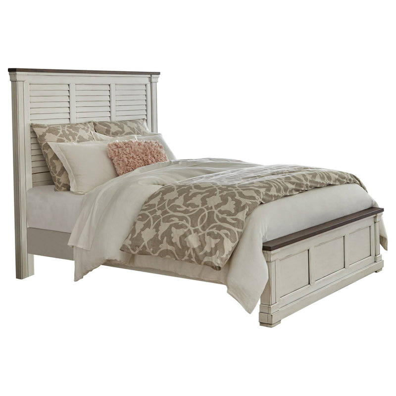 Hillcrest - White - 5pc Eastern King Panel Bedroom Set - Ornate Home