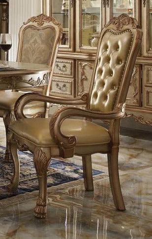 Dresden - Gold Patina & Bone - Armchair (Set of 2) - Ornate Home