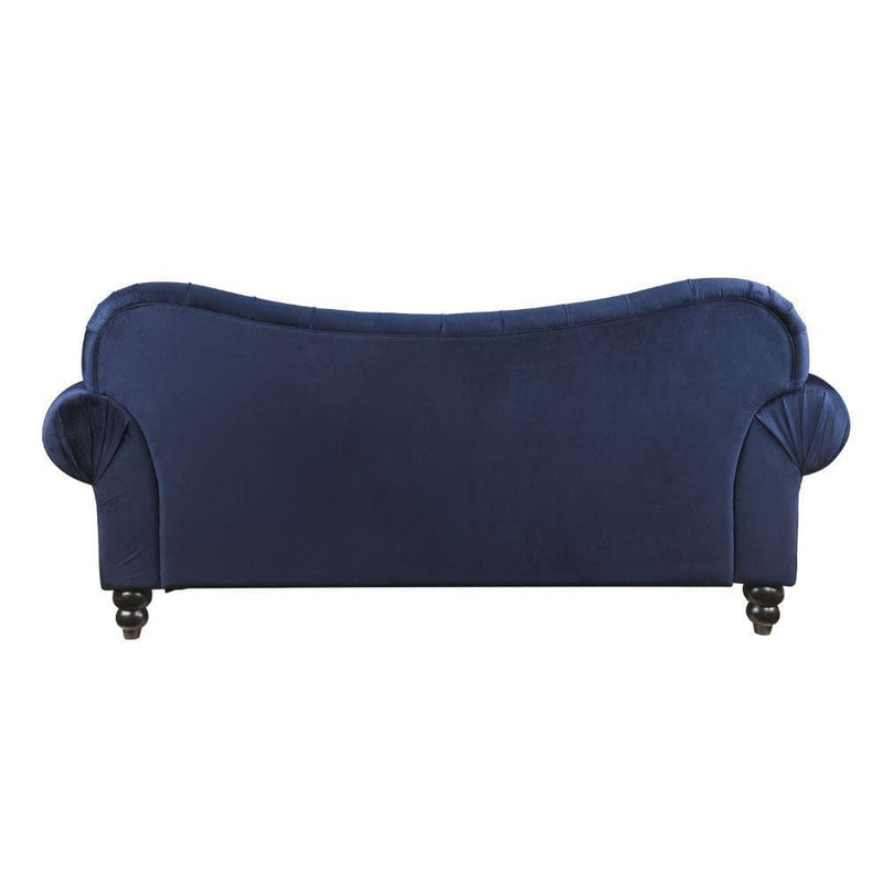 Iberis Navy Velvet Sofa - Ornate Home