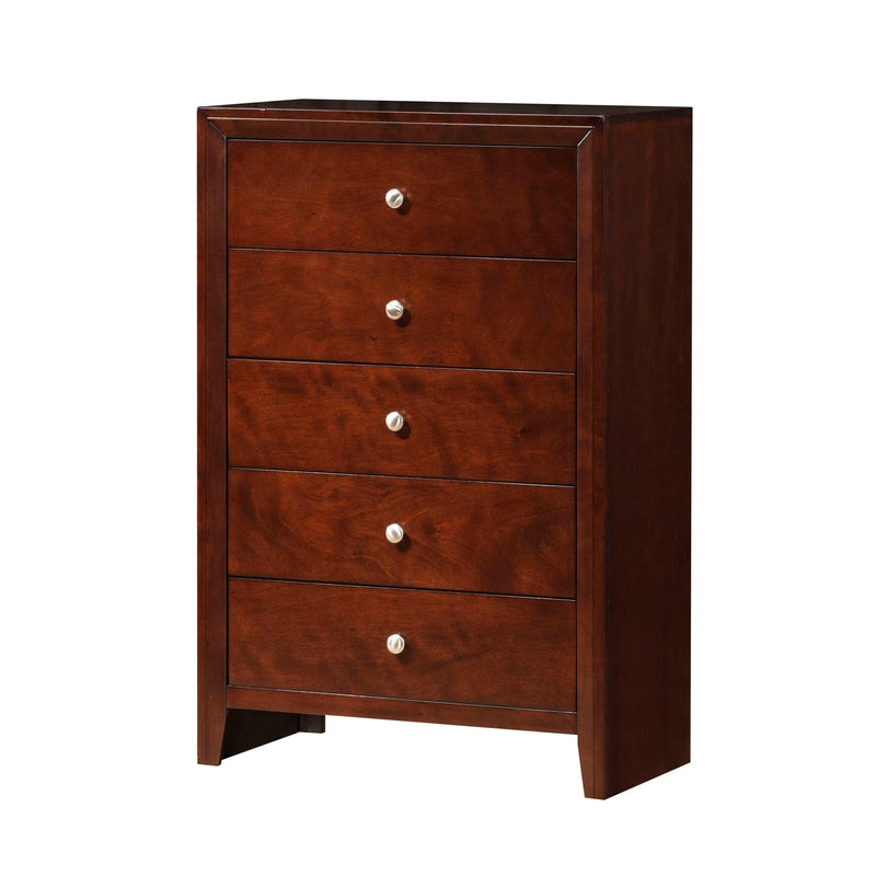 Ilana Brown Cherry Chest - Ornate Home