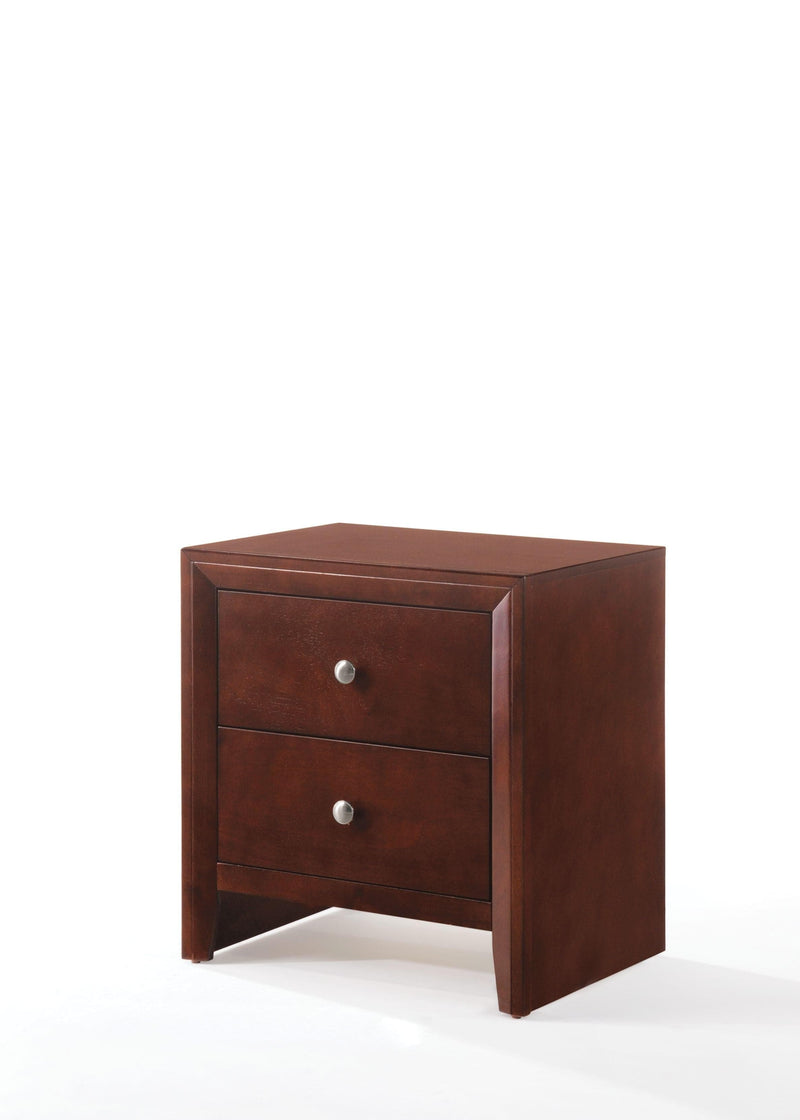 Ilana Brown Cherry Nightstand - Ornate Home