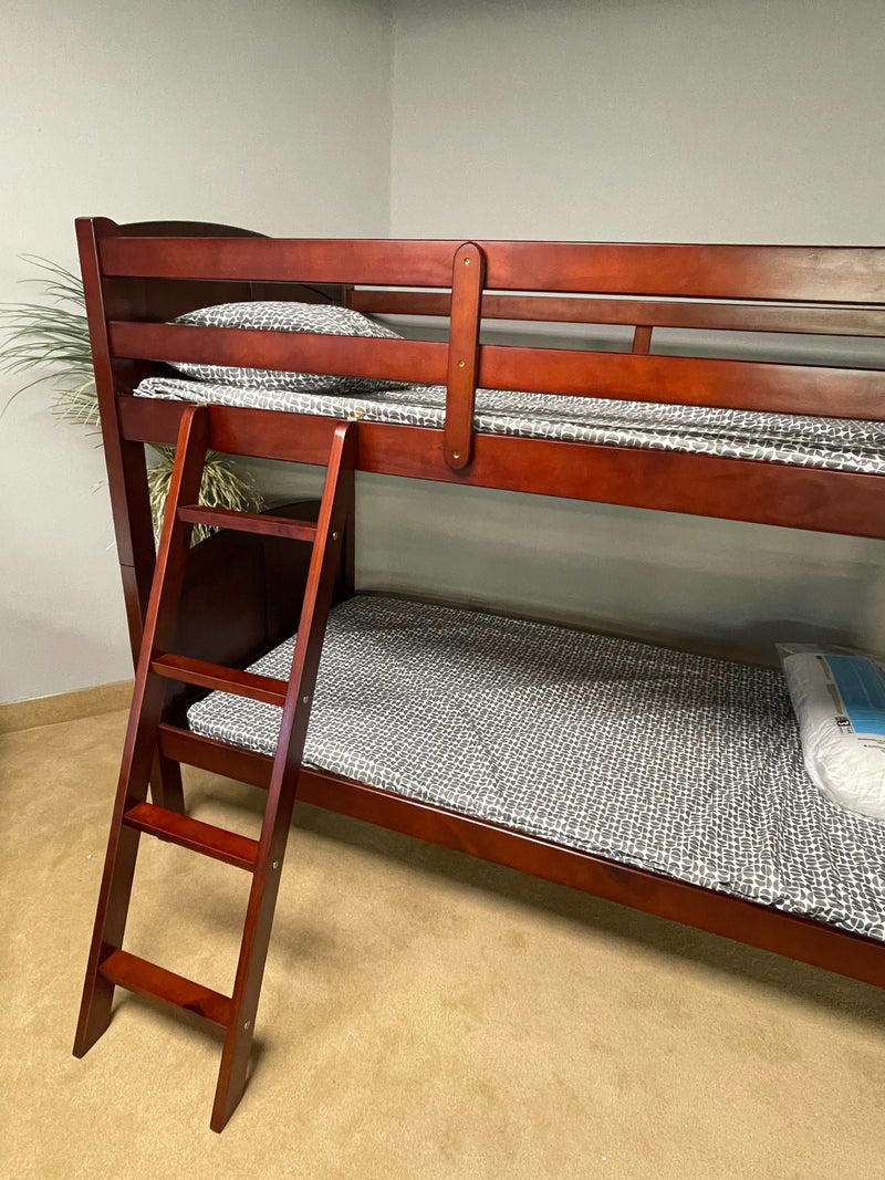 Rexford - Cherry - Twin/Twin Bunk Bed - Ornate Home