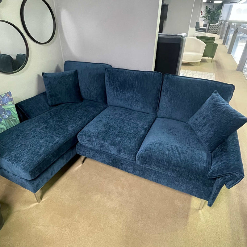 Cirebon - Navy - Reversible L Shape Sectional Sofa - Ornate Home