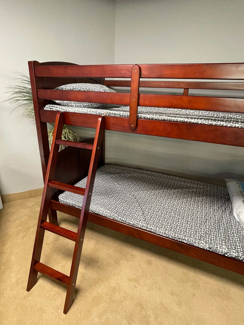 Rexford - Cherry - Twin/Twin Bunk Bed - Ornate Home