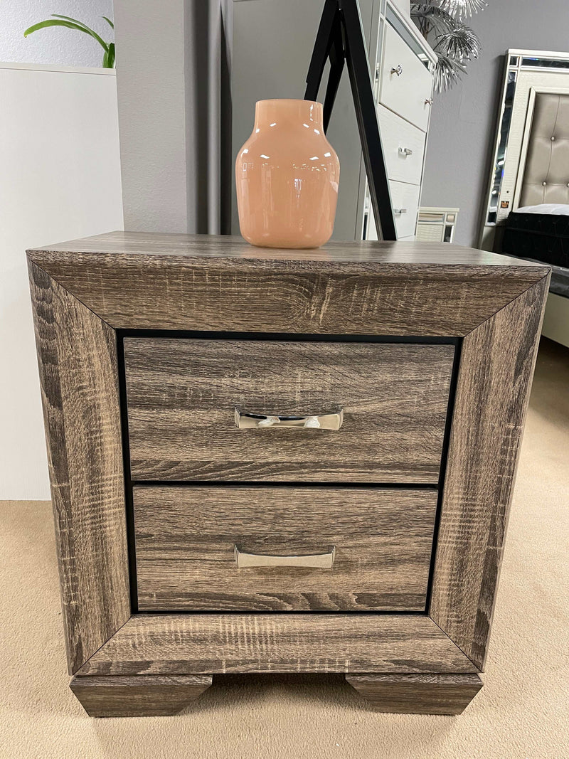 Kauffman - Washed Taupe - Nightstand - Ornate Home