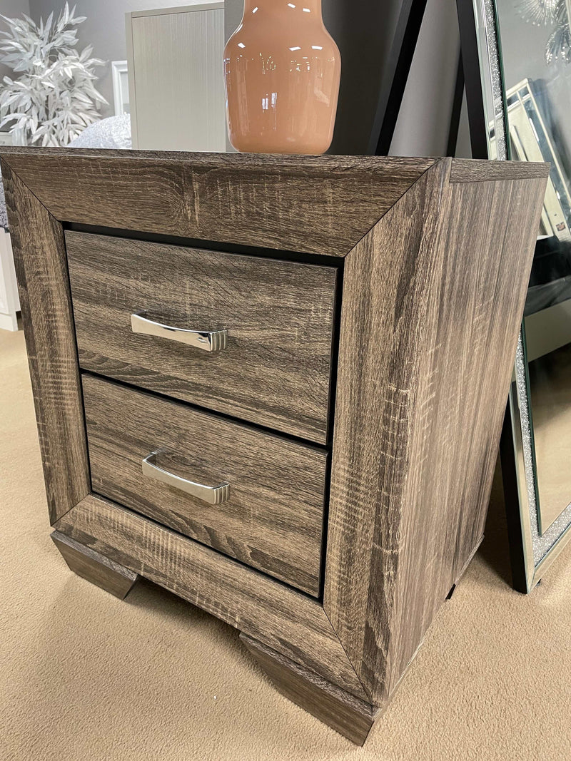 Kauffman - Washed Taupe - Nightstand - Ornate Home