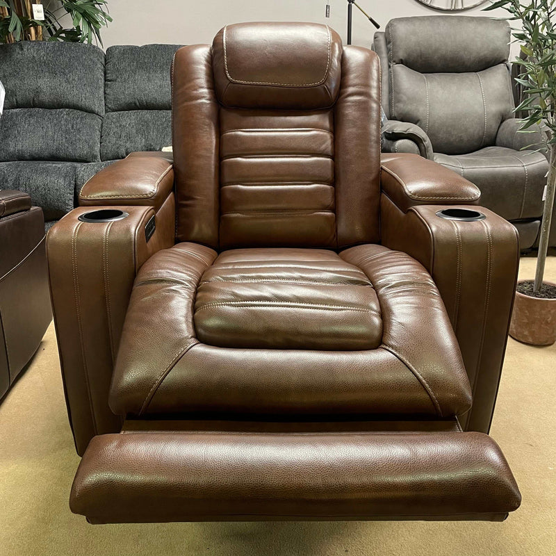 [CYBER WEEK] Backtrack - Chocolate - Power Reclining Sofa, Loveseat & Chair / 3pc Set - Ornate Home