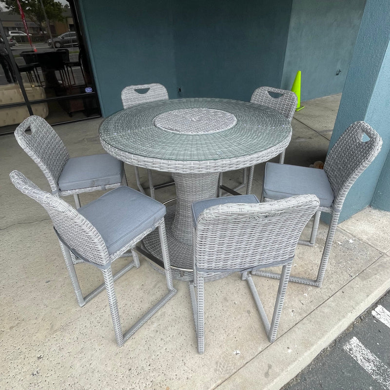 Cyprus Gray Round Outdoor Table