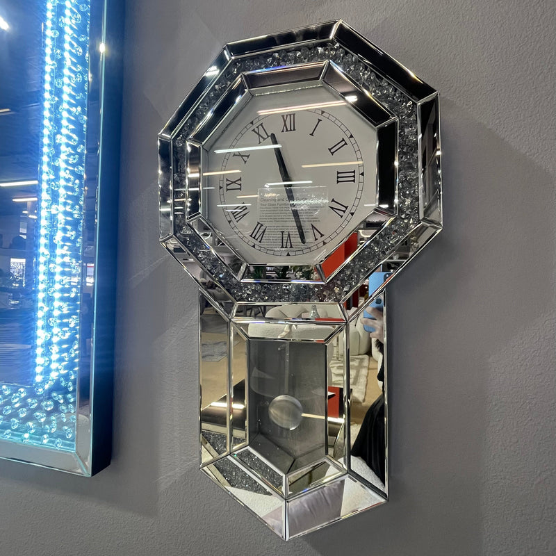 Noralie Mirrored Wall Clock