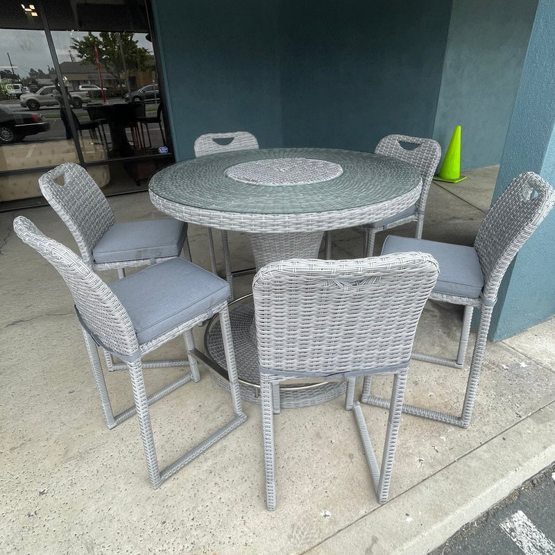 Cyprus Gray Round Outdoor Table