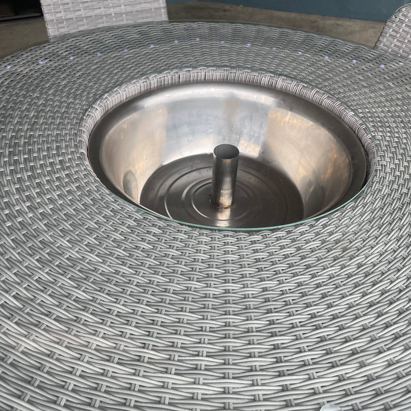 Cyprus Gray Round Outdoor Table