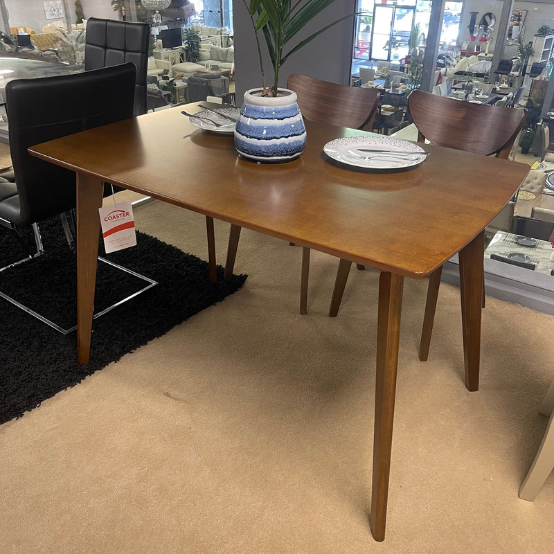 Kersey Chestnut Dining Table w/ Angled Legs