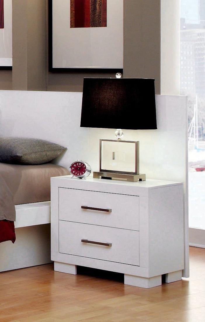 Jessica - White - Nightstand - Ornate Home