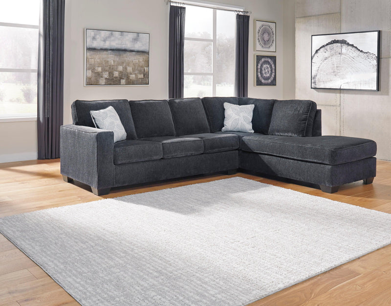 Altari L Shape 2pc Sectional Sofa w/ Chaise - Ornate Home