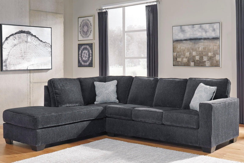 Altari L Shape 2pc Sectional Sofa w/ Chaise - Ornate Home