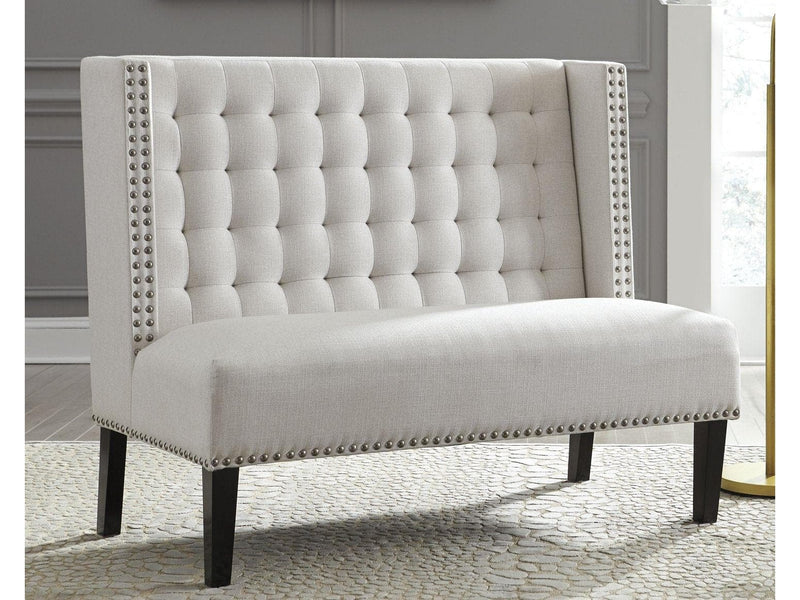 [DECEMBER SPECIAL] Beauland - Ivory - Accent Bench - Ornate Home