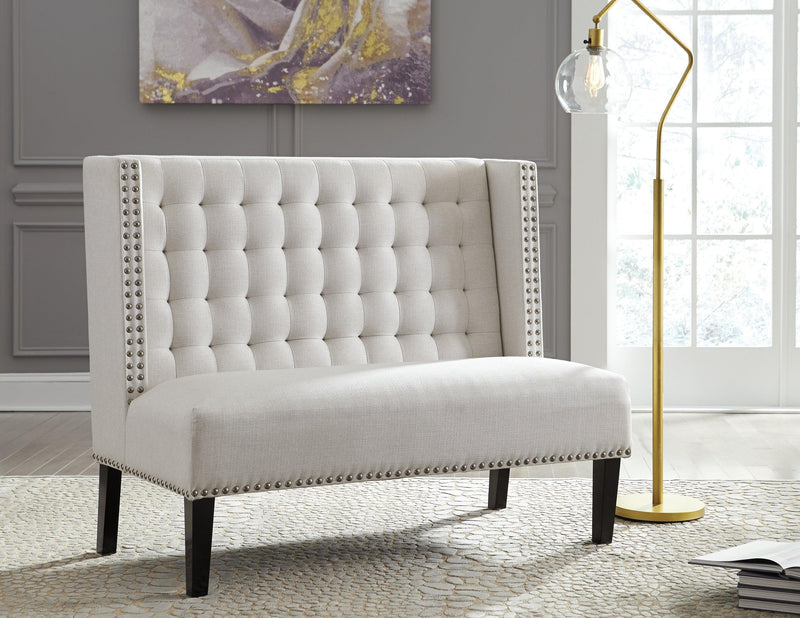 [DECEMBER SPECIAL] Beauland - Ivory - Accent Bench - Ornate Home