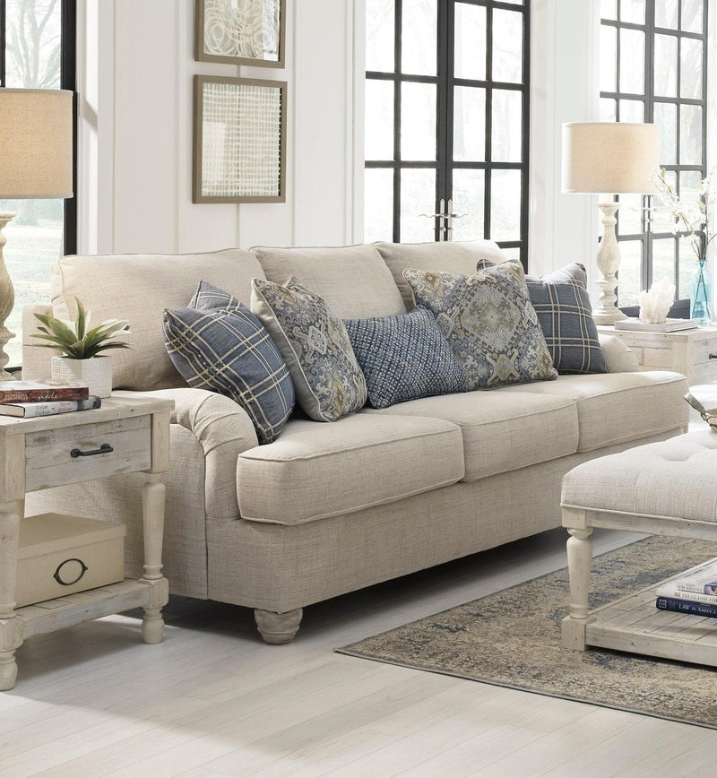 Traemore - Beige Linen - Sofa - Ornate Home