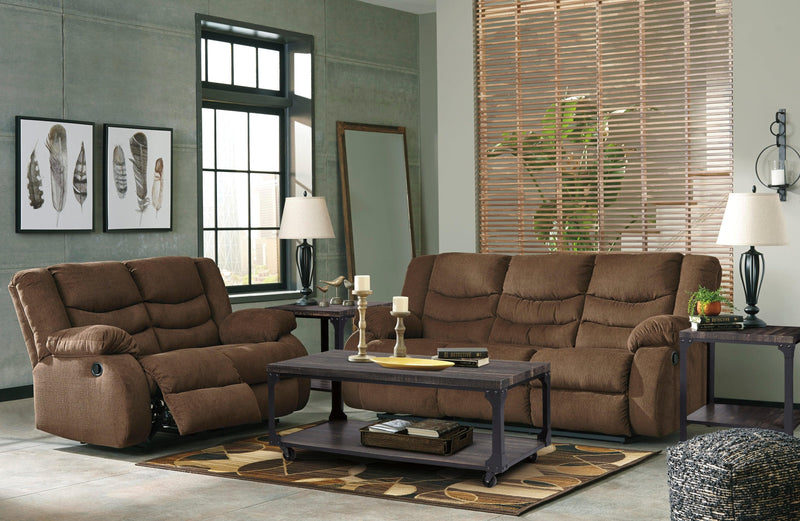 Tulen - Manual - Reclining Sofa & Loveseat - Ornate Home