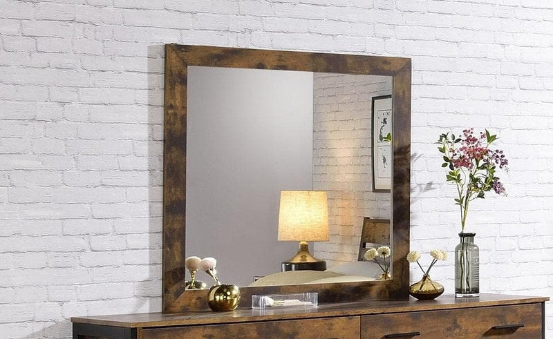 Juvanth - Rustic Oak - Bedroom Mirror - Ornate Home