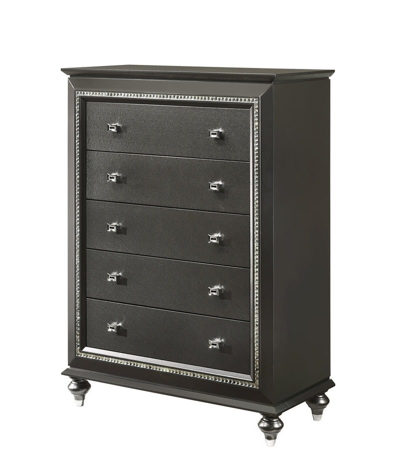 Kaitlyn Metallic Gray Chest - Ornate Home