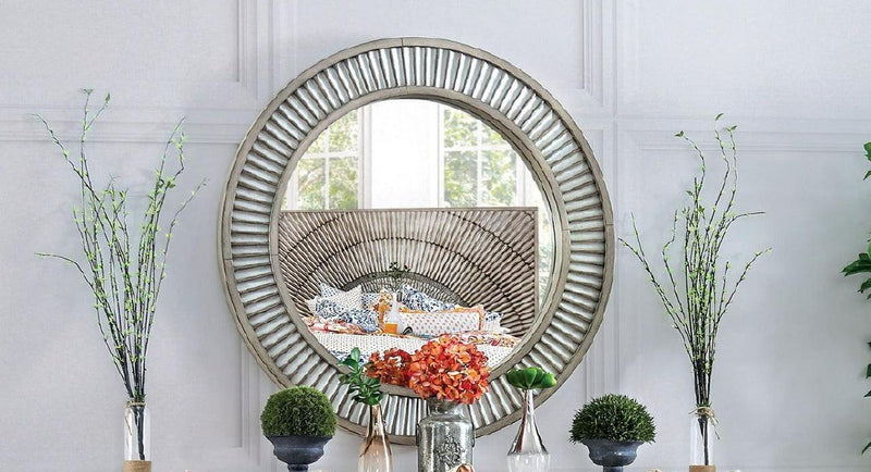 Kamalah - Antique Gray - Mirror - Ornate Home