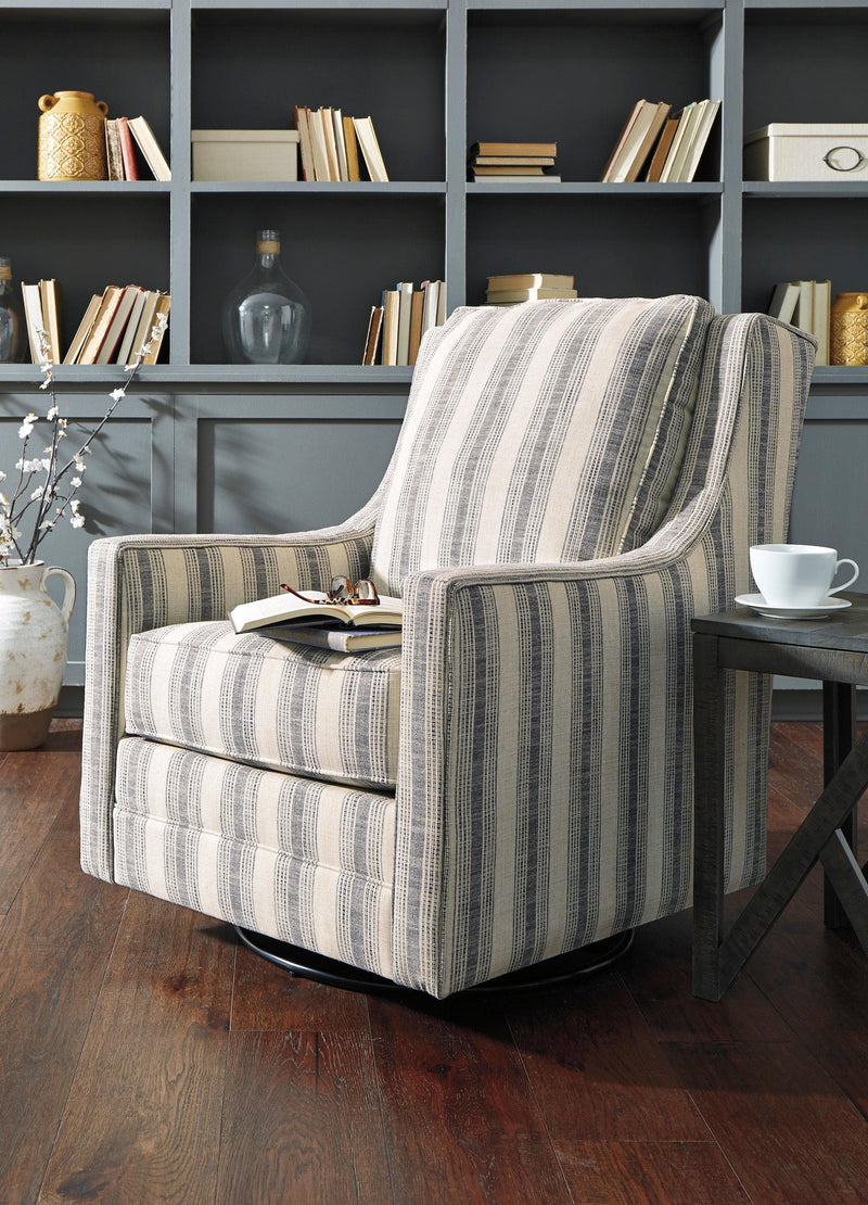 Kambria Swivel Accent Chair - Ornate Home