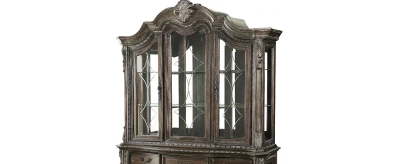 Kiera - Gray - Buffet & Hutch - Ornate Home