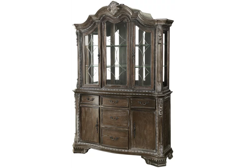 Kiera - Gray - Buffet & Hutch - Ornate Home