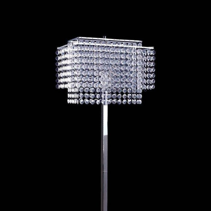 Kit - Crystal & Chrome - Floor Lamp - Ornate Home