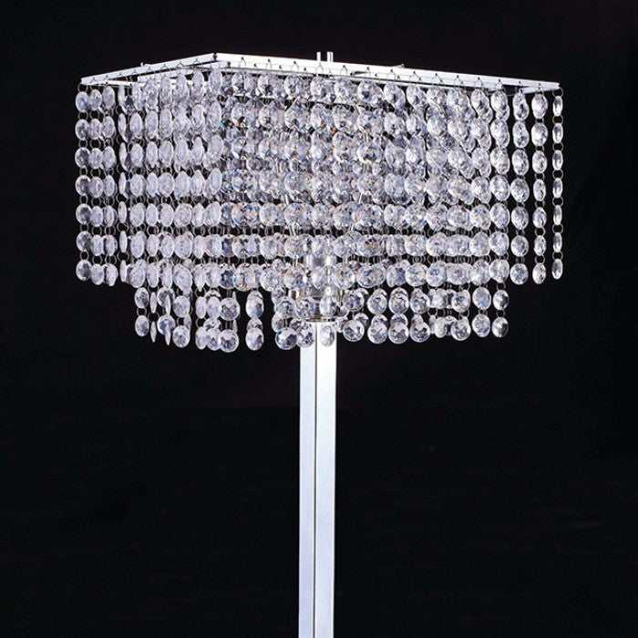 Rena - Crystal & Chrome - Table Lamp - Ornate Home