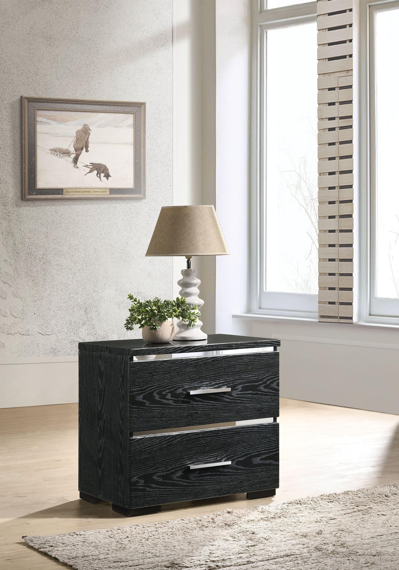 Laleh Black (High Gloss) Accent Table - Ornate Home