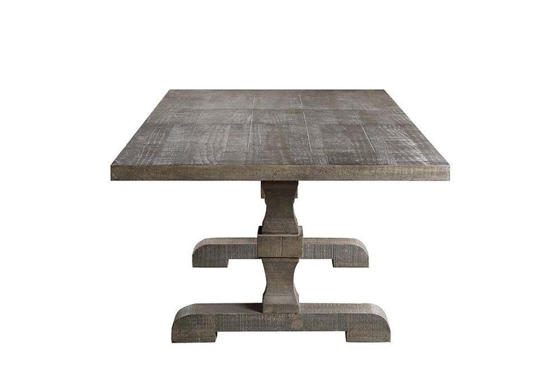 Landon - Salvage Brown - Dining Table w/ 1 x18" Removable Extension Leaf - Ornate Home