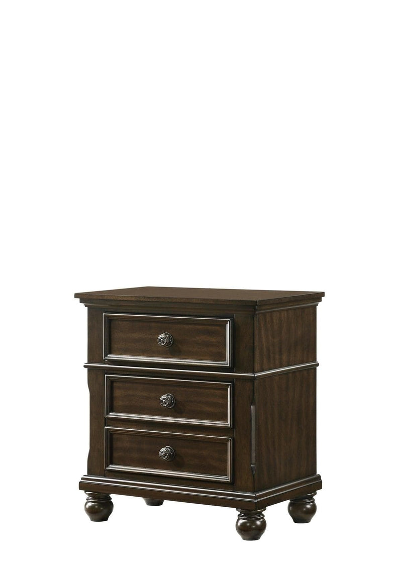 Lara Brown Nightstand - Ornate Home