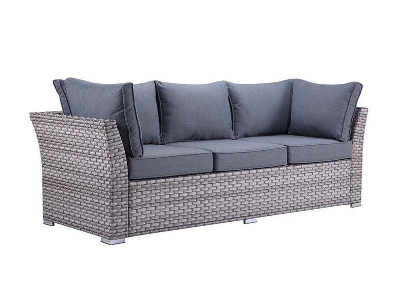 Laurance - Gray - 4Pc Patio Sectional Sofa Set - Ornate Home