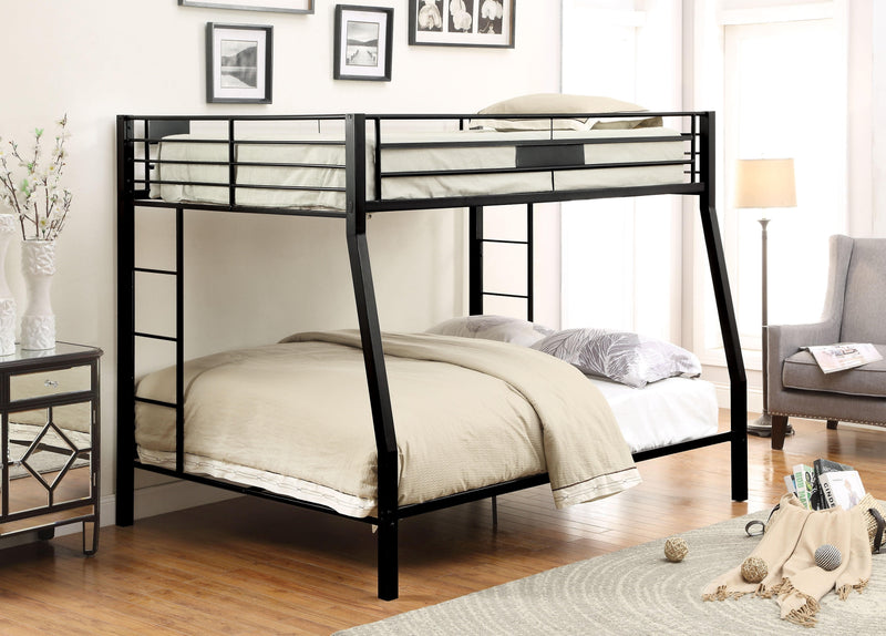 Limbra Sandy Black Full XL/Queen Bunk Bed - Ornate Home