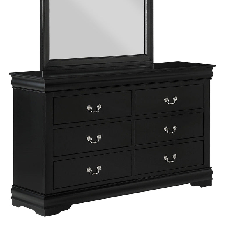 Louis Philip Black Dresser - Ornate Home