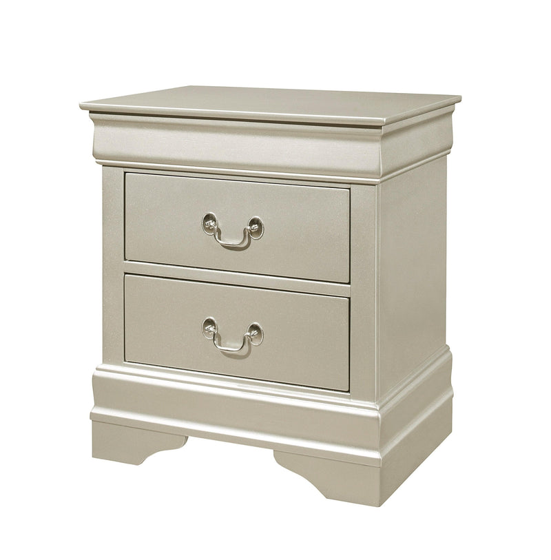 Louis Philip Champagne Nightstand - Ornate Home