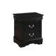 Louis Philippe - Black - Nightstand - Ornate Home