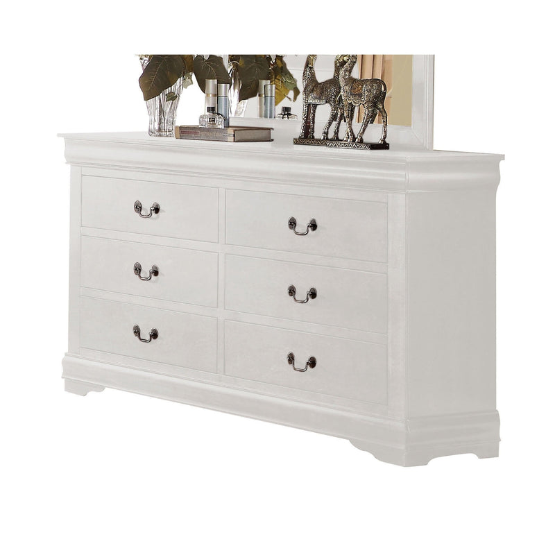 Louis Philippe White Dresser - Ornate Home