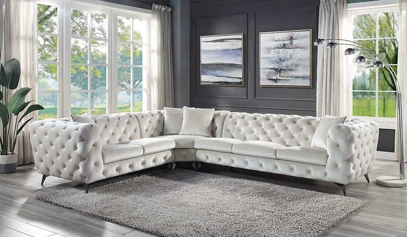 Atronia - Beige - Sectional Sofa - Ornate Home