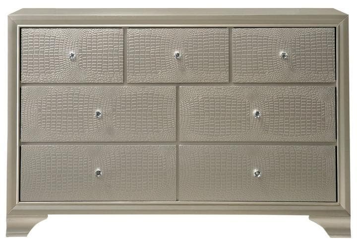 Lyssa Champagne Dresser - Ornate Home