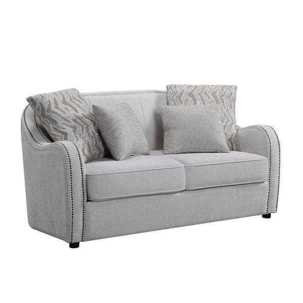 Mahler - Beige Linen - Loveseat - Ornate Home