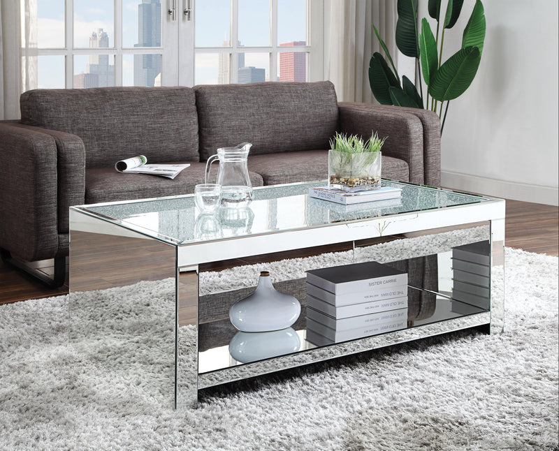 Malish Mirrored Coffee Table - Ornate Home