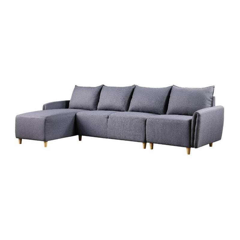 Marcin Reversible L Shape Sectional Sofa w/ Chaise - Ornate Home