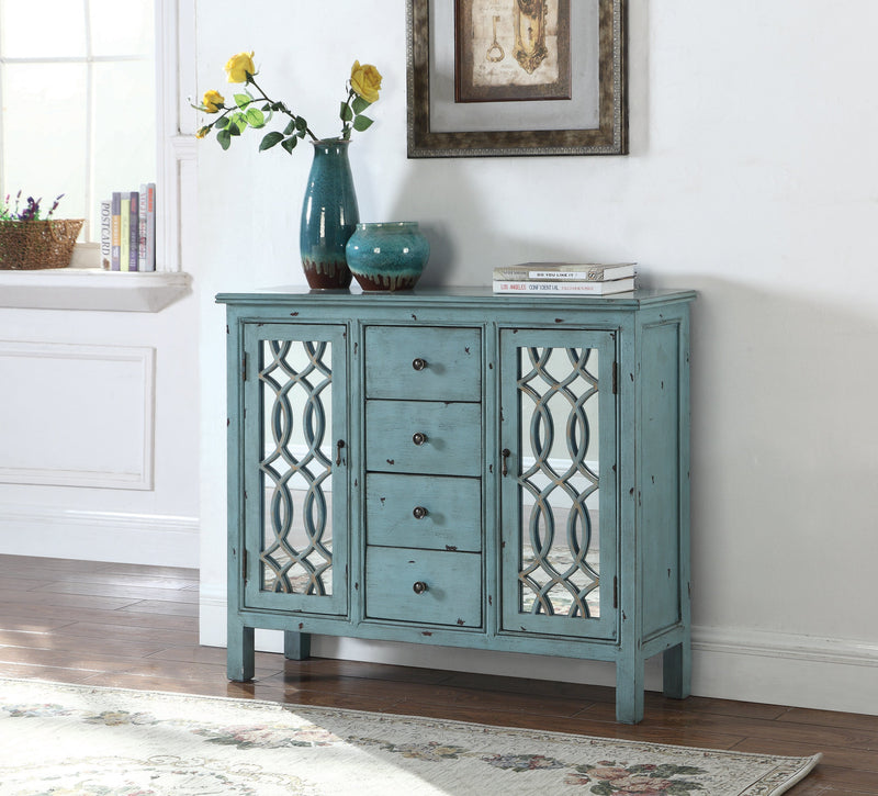 Marrakech - Antique Blue - Accent Cabinet - Ornate Home