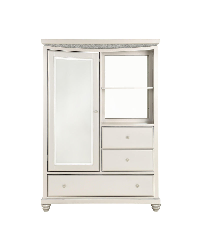 Maverick - Platinum - Armoire - Ornate Home