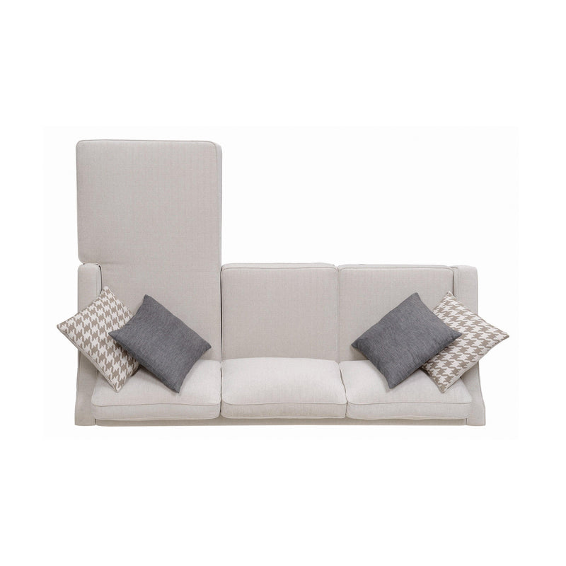 McLoughlin - Cream - L Shape Sectional Sofa - Ornate Home